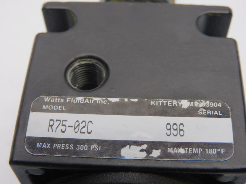 WATTS R75-02C 300PSI UNMP