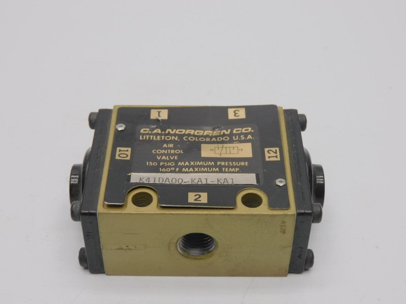 NORGREN K41DA00-KA1-KA1 150PSI UNMP