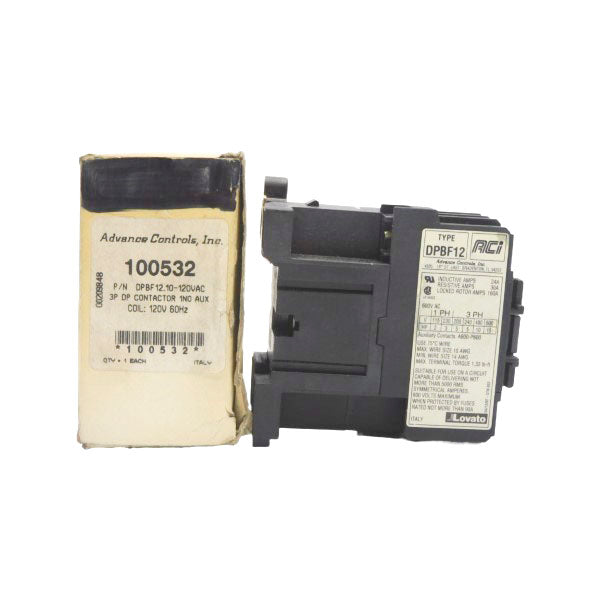 LOVATO DPBF12.10-120VAC 100532 120V 30A NSMP