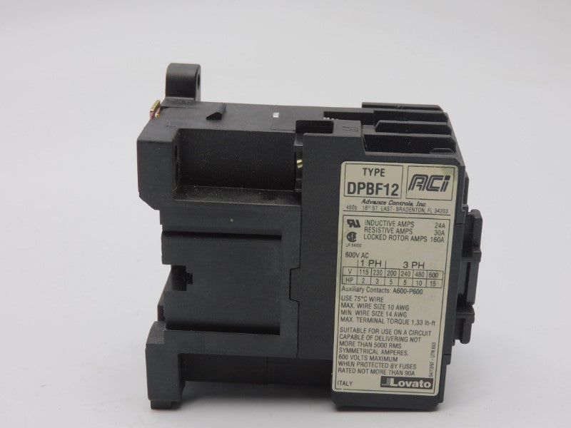 LOVATO DPBF12.10-120VAC 100532 120V 30A NSMP