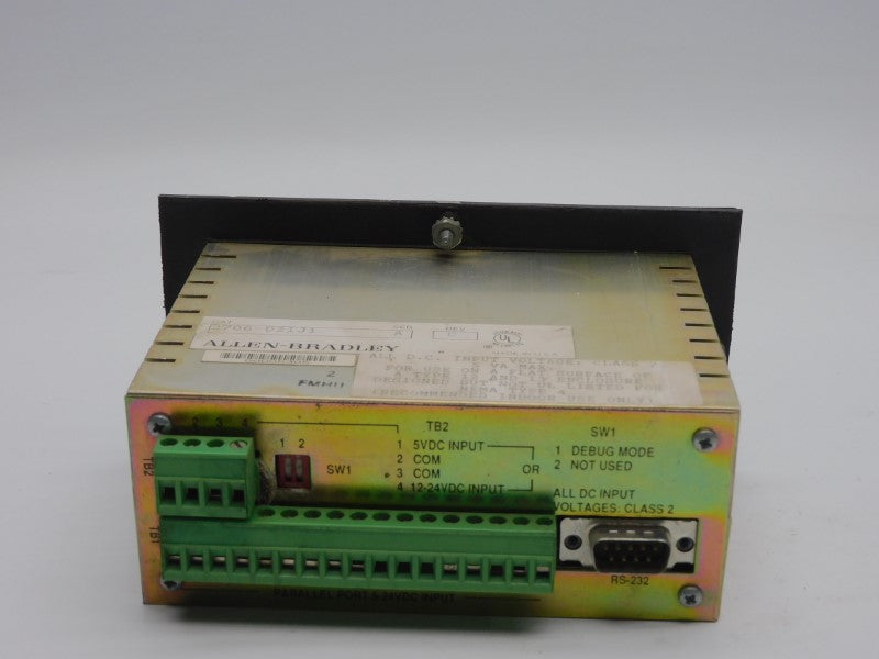 ALLEN BRADLEY 2706-D21J1 SER. A REV. C 12-24VDC UNMP