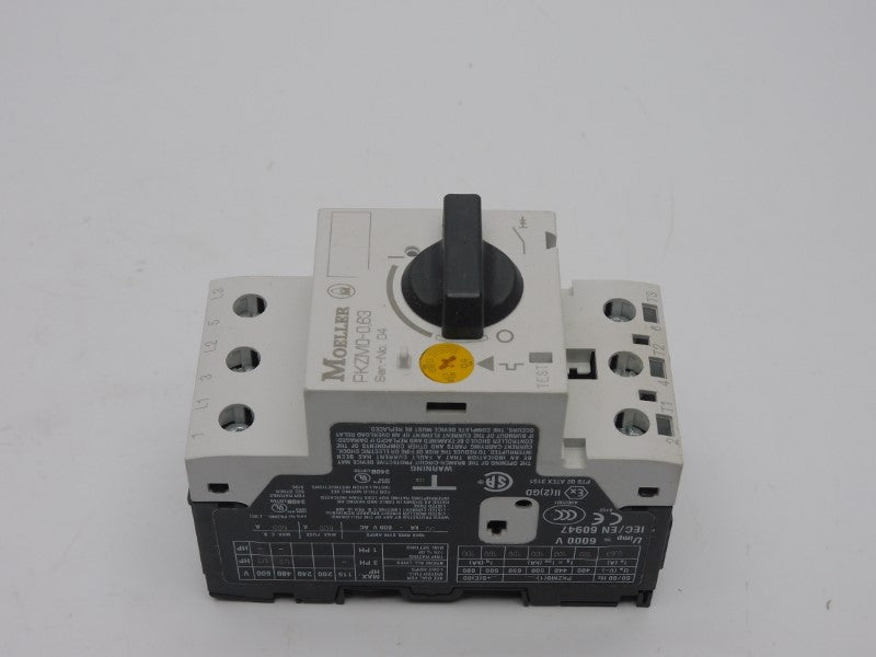 KLOCKNER MOELLER PKZM0-0.63 SER.04  600V 0.4-0.63A NSMP