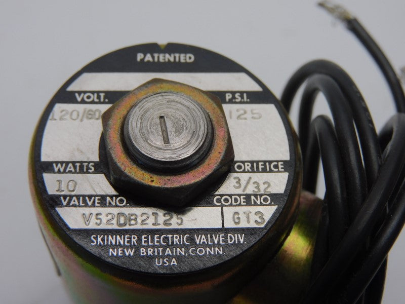 SKINNER V52DB2125 120V 125PSI 3/32" NSMP