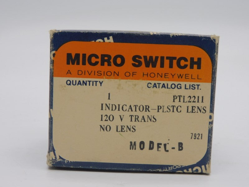 MICRO SWITCH PTL2211 120V NSMP