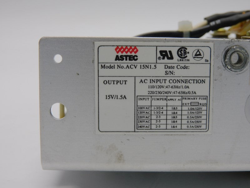 ASTEC ACV15N1.5 240V 1.5A UNMP