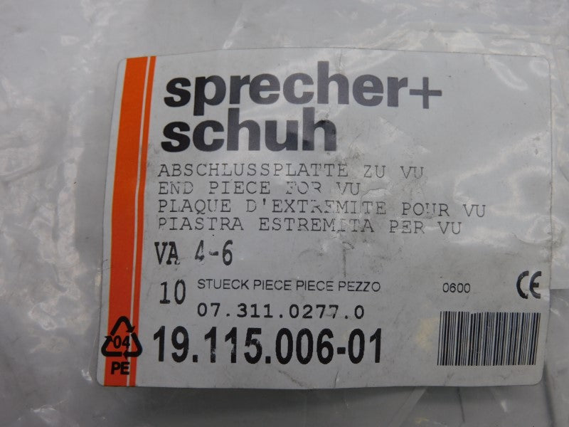SPRECHER+SCHUH VA4-6 (PKG OF 10) NSMP