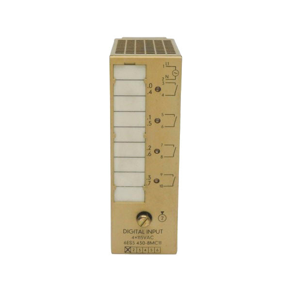 SIEMENS 6ES5430-8MC11 115VAC UNMP