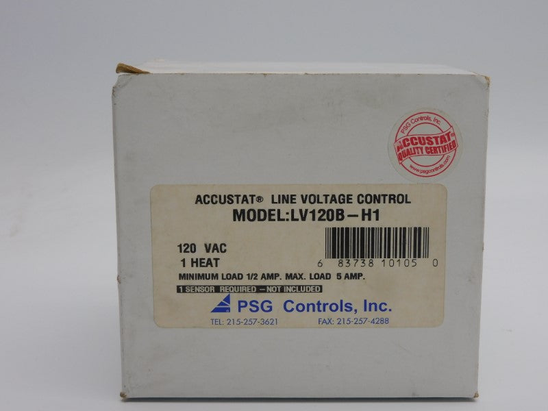 PSG CONTROLS LV120B-H1 120VAC 5A NSMP