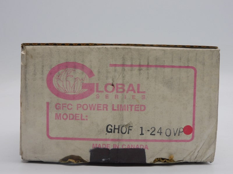GLOBAL GHOF1-24OVP 24VDC 1.2A REV. A NSMP