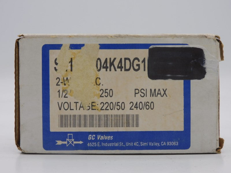 GC S211AF04K4DG1 240V 0.055A 250PSI 1/2" NSMP