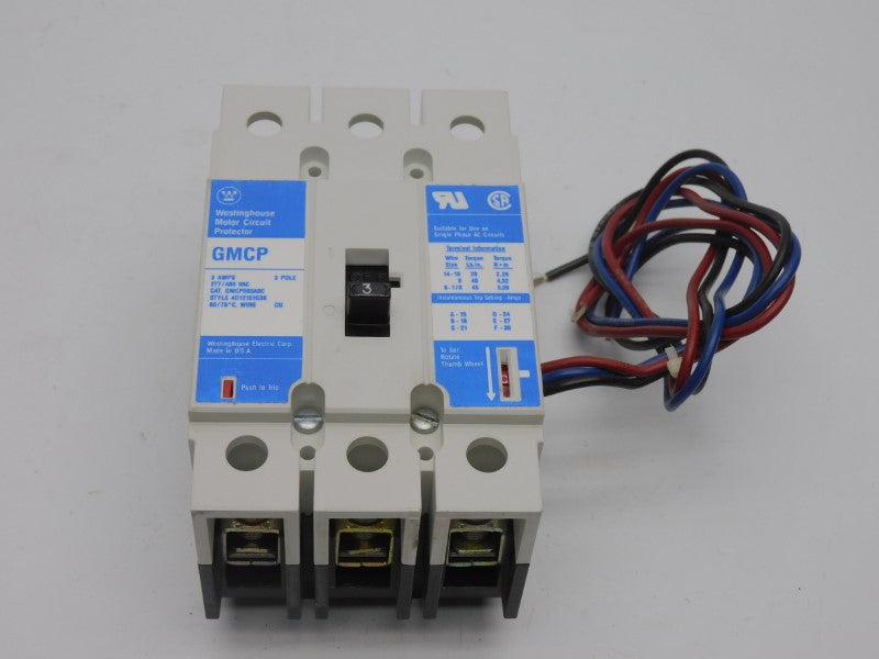 CUTLER HAMMER GMCP003A0CA3 480V 3A NSMP