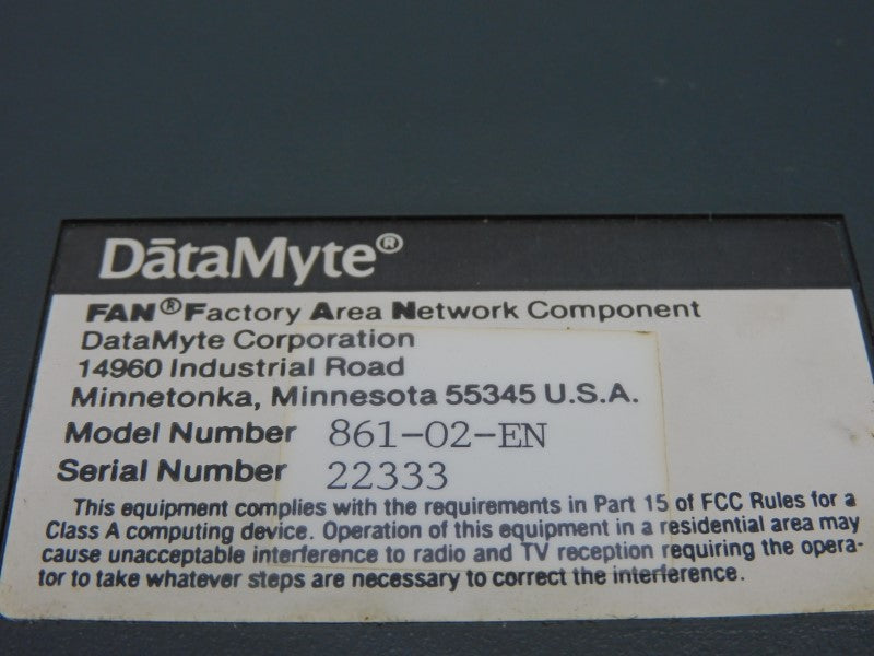 DATAMYTE 861-02-EN UNMP