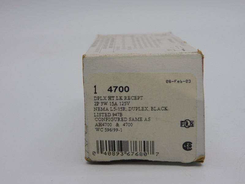 COOPER 4700 125V 15A NSMP