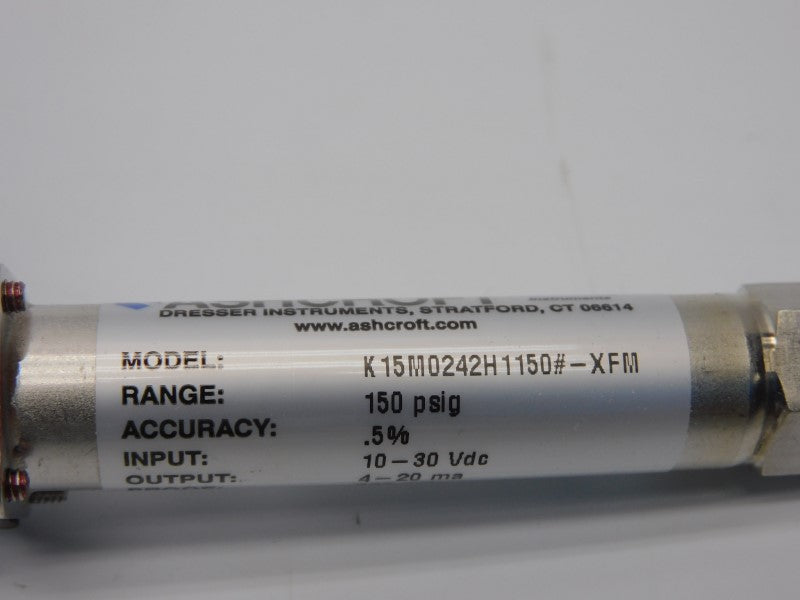 ASHCROFT K15M0242H1150#-XFM 10-30VDC 150PSI NSMP