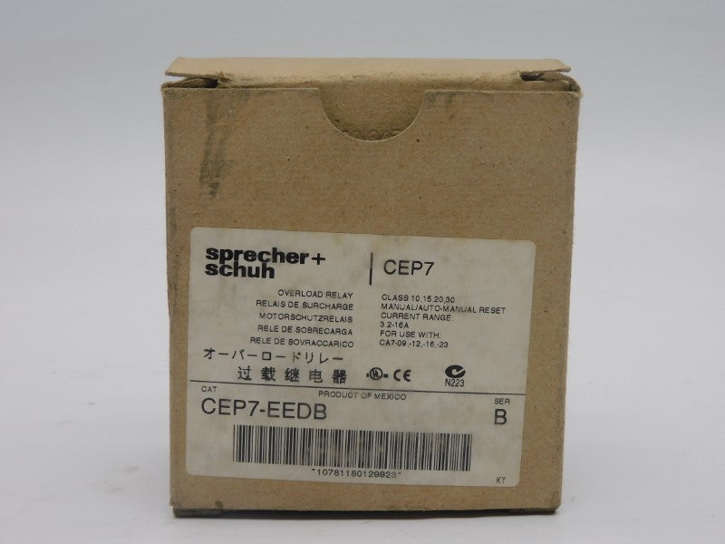 SPRECHER+SCHUH CEP7-EEDB SER. B 690V 3.2-16A NSMP