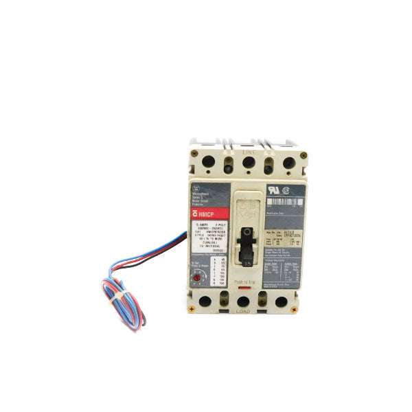 WESTINGHOUSE HMCP015E0C SER. C 600VAC 15A NSNP