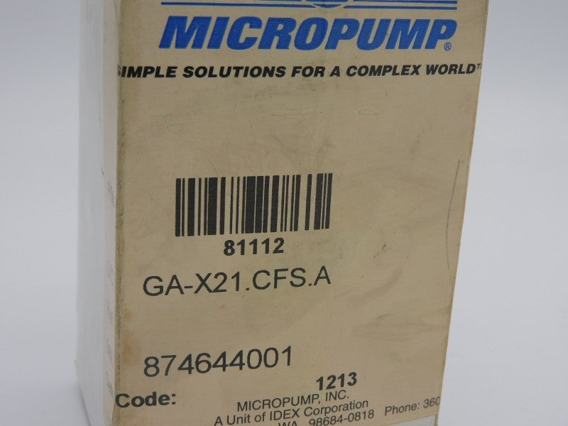 MICROPUMP GA-X21.CFS.A 81112 NSMP