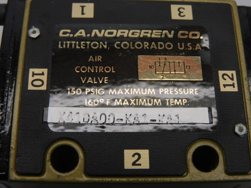 NORGREN K41DA00-KA1-KA1 150PSI NSNP