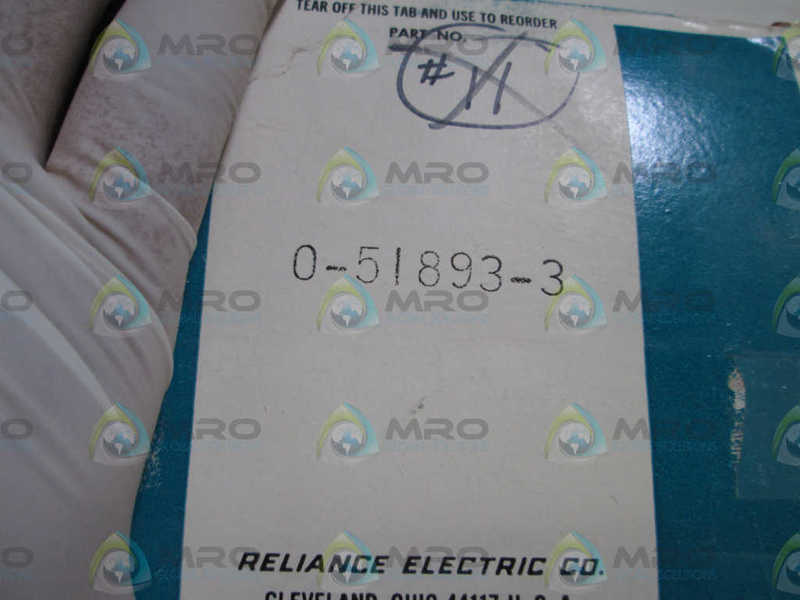 RELIANCE ELECTRIC 0-51893-3 NSMP