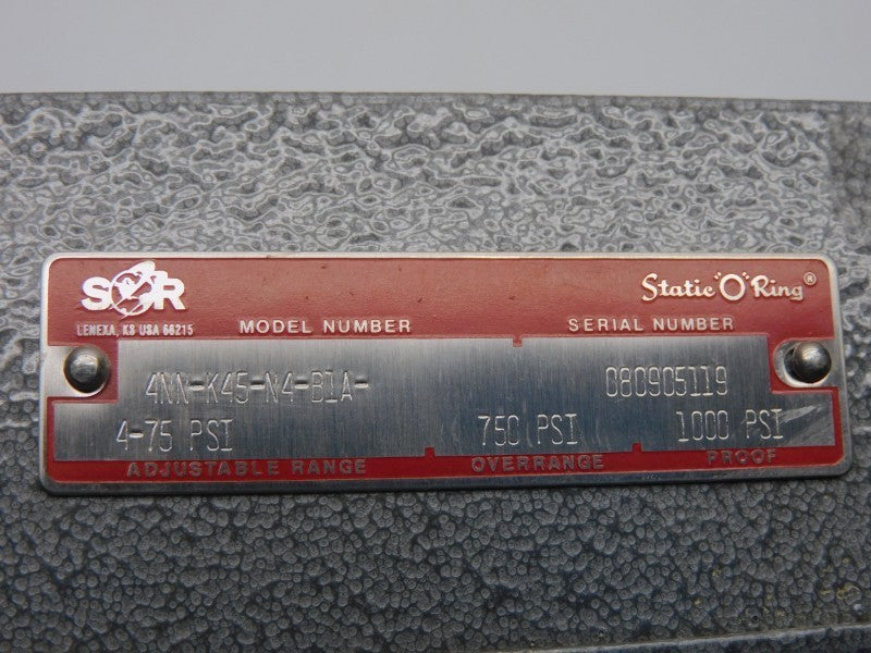 SOR 4NN-K45-N4-B1A 4-75PSI NSNP