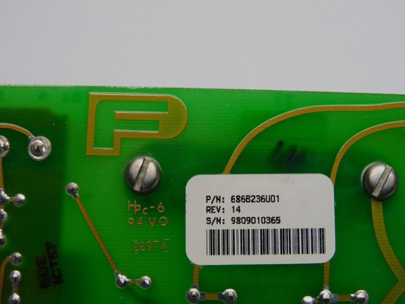 FISCHER PORTER 686B236U01 REV. 14 UNMP