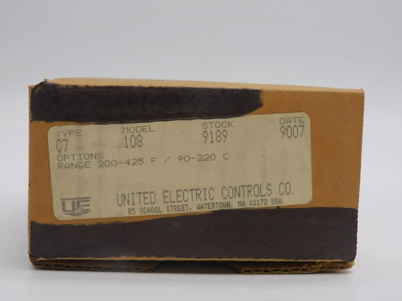 UNITED ELECTRIC C7-108 480VAC 15A NSMP
