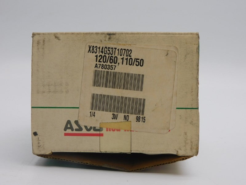 ASCO X8314G53T10702 110/120V 175PSI 1/4" NSMP