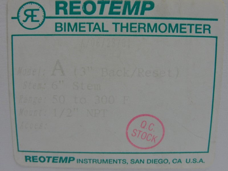 REOTEMP A/06/28/01 6" NSMP