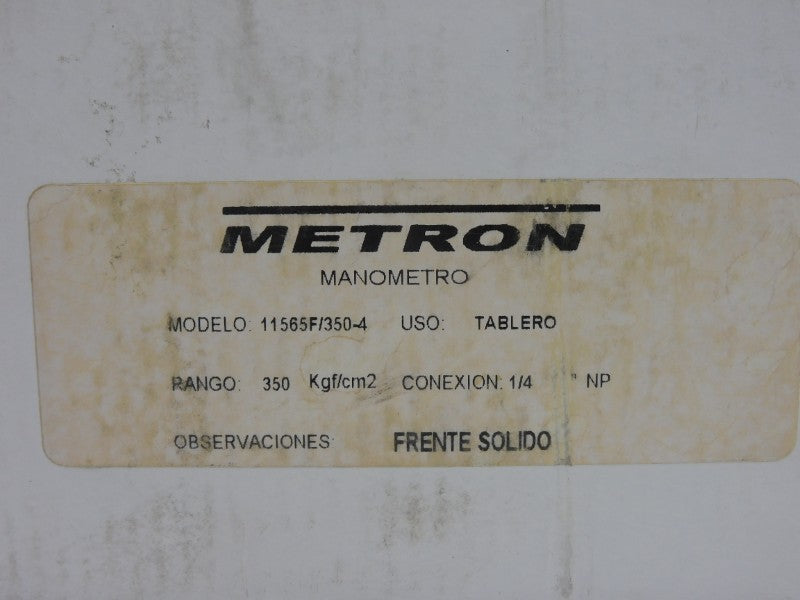 METRON 11565F/350-4 1/4" NSMP