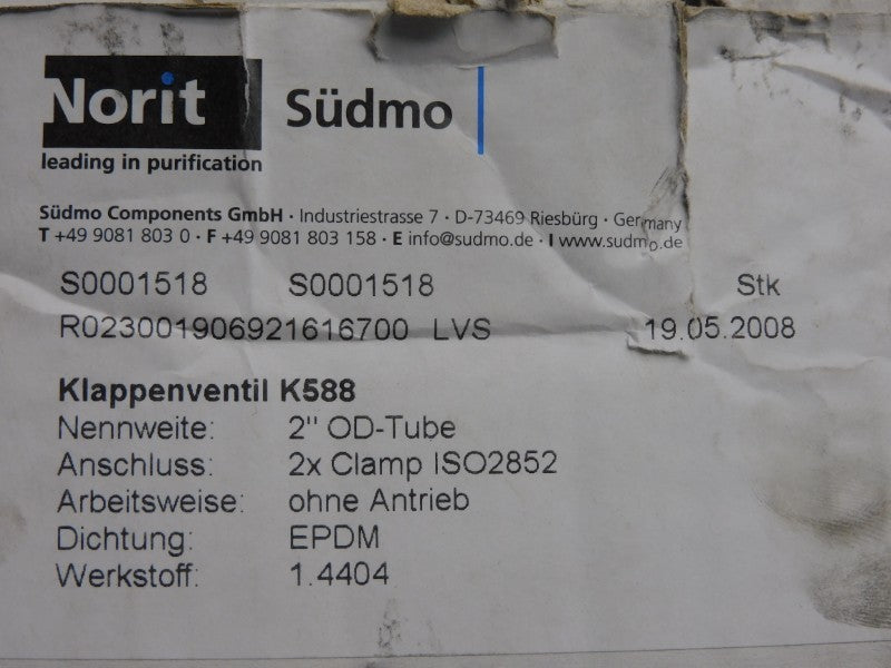 NORIT SUDMO S0001518 2" NSMP