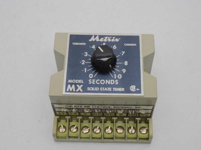 METRIX MX 110-120V 10A .1-1.0SEC NSNP