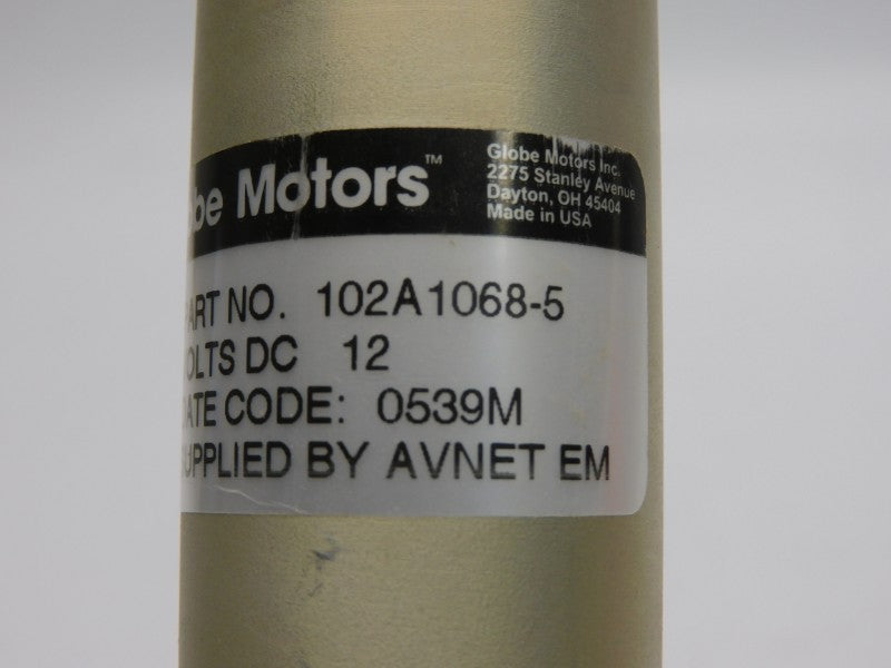 GLOBE MOTORS 102A1068-5 12VDC NSNP