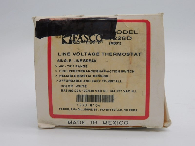 FASCO M601 1228D 277VAC 22A NSMP