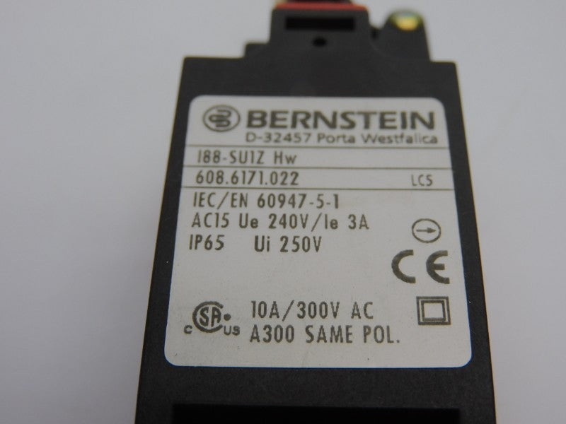 WARNER ELECTRIC 608-6171-022 I88-SU1ZHW 300VAC 3A NSMP