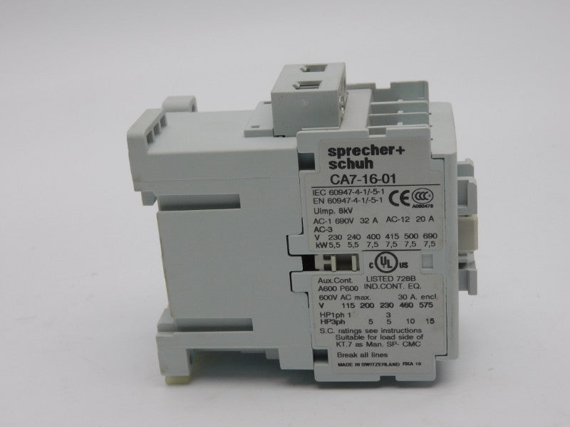 SPRECHER+SCHUH CA7-16-01 550/600V 32A NSMP