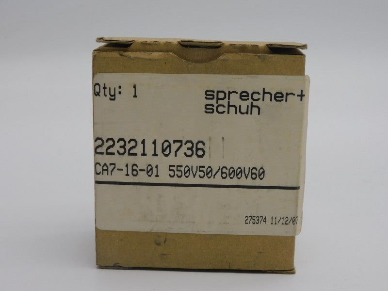 SPRECHER+SCHUH CA7-16-01 550/600V 32A NSMP