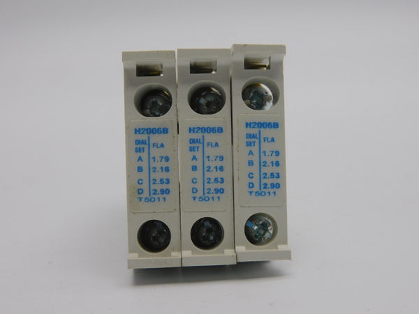 EATON H2006B-3 1.79-2.90A (PKG OF 3) NSMP