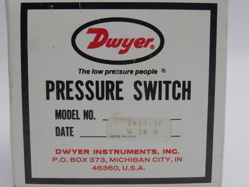 DWYER 1823-20 480VAC 15A 25PSI (AS IS) NSMP
