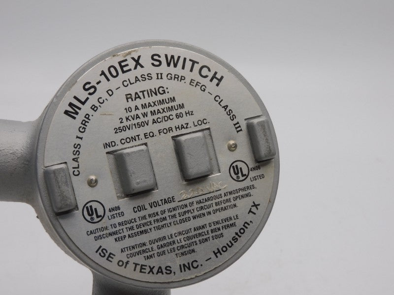 ISE OF TEXAS MLS-10EX 220VAC 10A UNMP