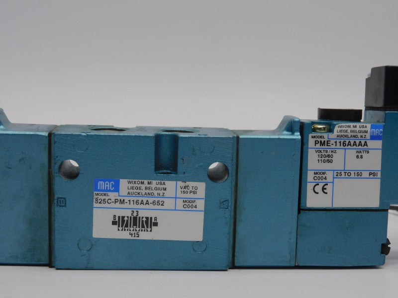 MAC 825C-PM-116AA-652 110/120V 150PSI NSNP