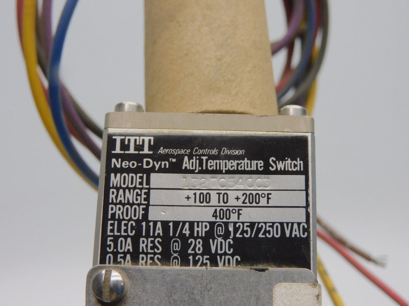 ITT 132TC54CC3 125/250VAC 11A NSNP