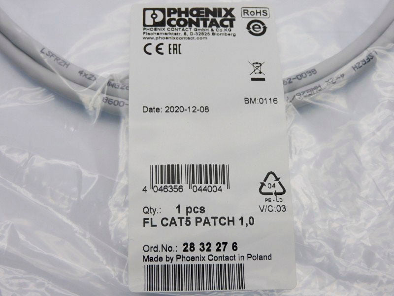 PHOENIX CONTACT FLCAT5PATCH1.0 2832276 NSMP