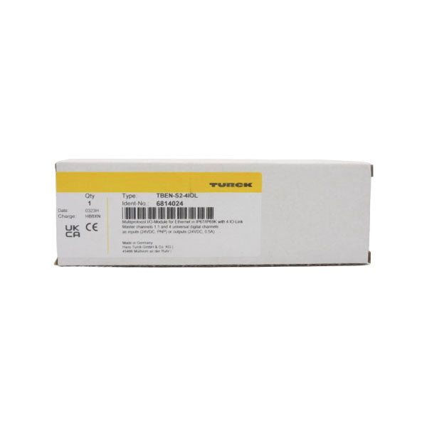 TURCK TBEN-S2-4IOL 6814024 24VDC 0.5A NSFS