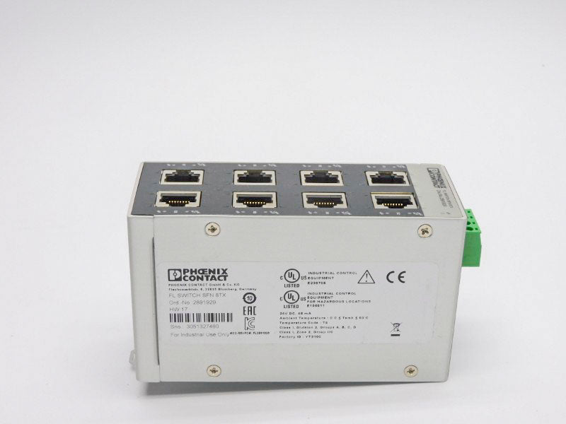 PHOENIX CONTACT FLSWITCHSFN8TX 2891929 VER. 17 24VDC NSNP