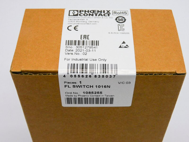 PHOENIX CONTACT FLSWITCH1016N 1085255 24VDC NSMP