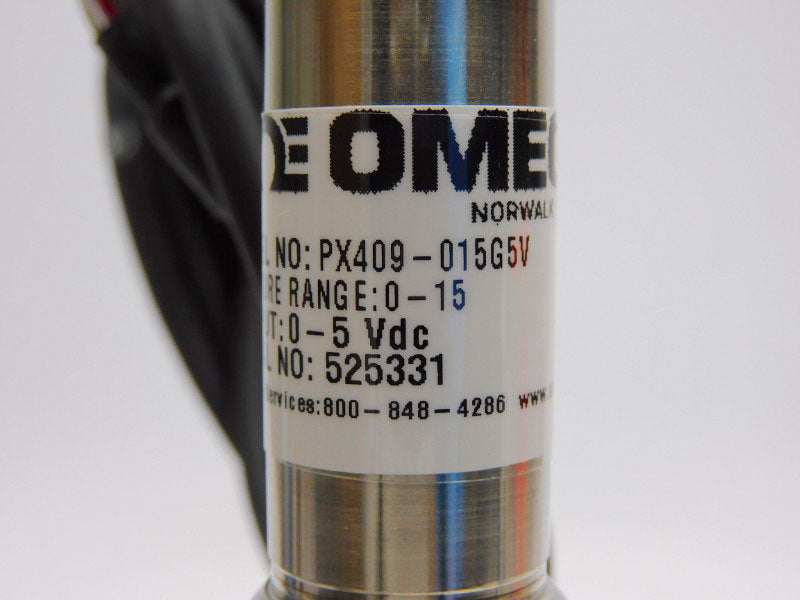 OMEGA PX409-015G5V 0-5VDC 0-15PSI NSMP