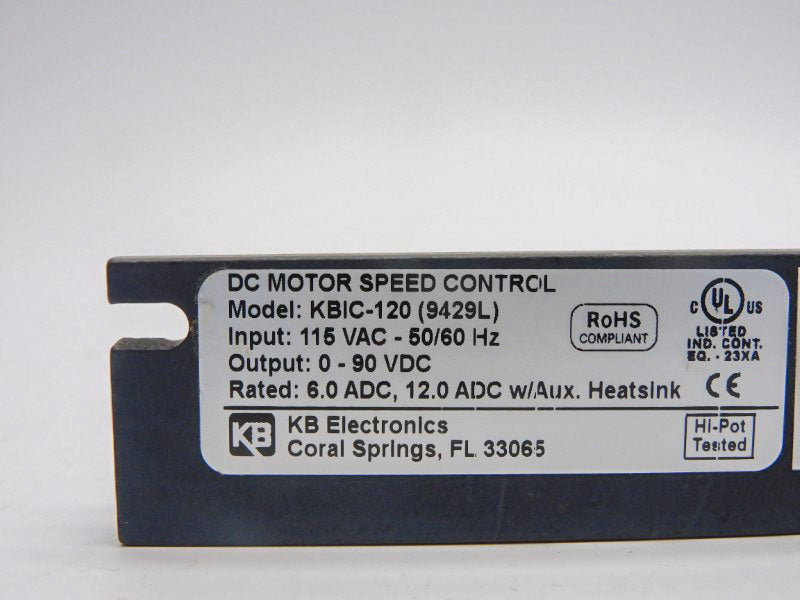 KB ELECTRONICS KBIC-120 (9429L) 115VAC NSNP