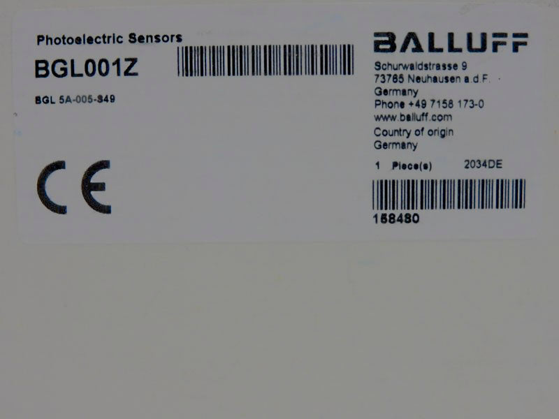 BALLUFF BGL5A-005-S49 BGL001Z 10-30VDC NSMP