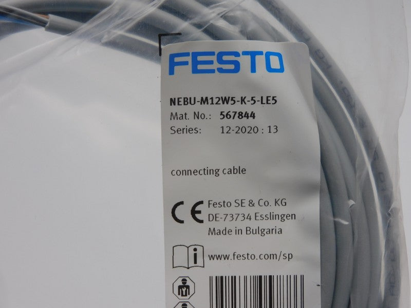 FESTO NEBU-M12W5-K-5-LE5 567844 NSMP