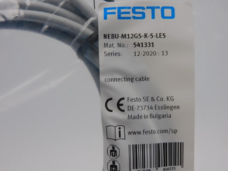 FESTO NEBU-M12G5-K-5-LE5 541331 NSMP